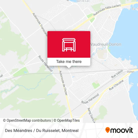 Des Méandres / Du Ruisselet map