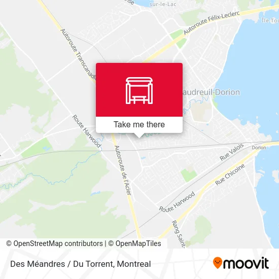 Des Méandres / Du Torrent map