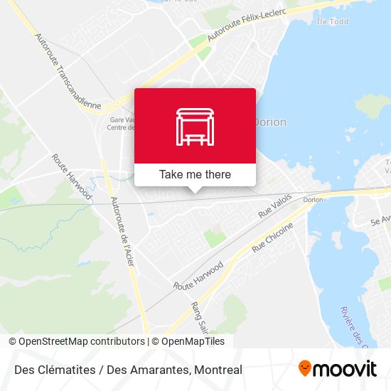 Des Clématites / Des Amarantes map