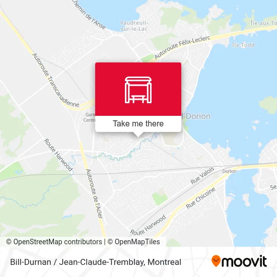 Bill-Durnan / Jean-Claude-Tremblay map
