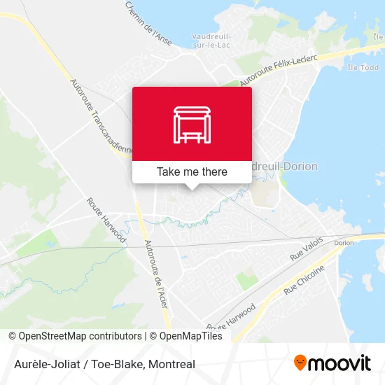 Aurèle-Joliat / Toe-Blake map