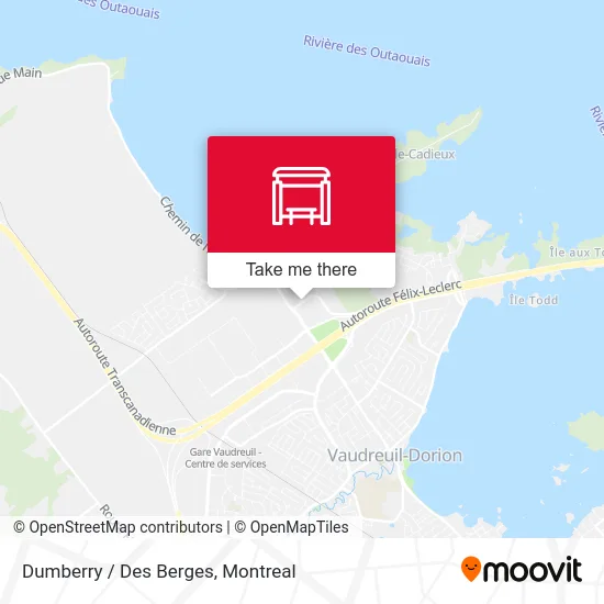 Dumberry / Des Berges map