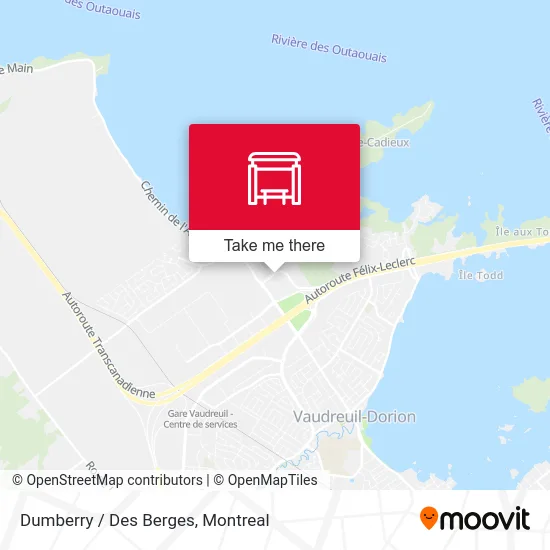 Dumberry / Des Berges map