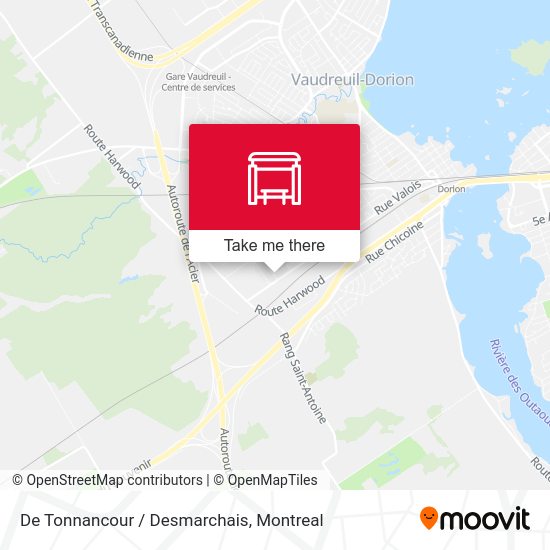 De Tonnancour / Desmarchais map