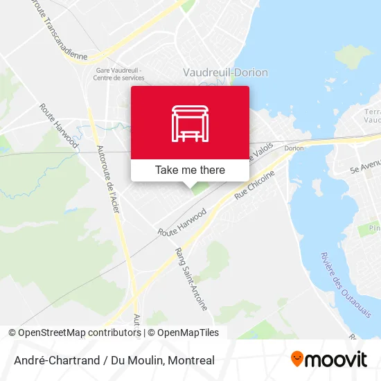 André-Chartrand / Du Moulin map