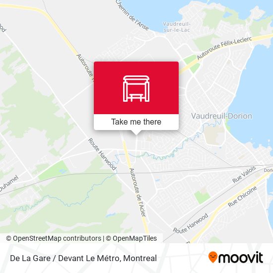 De La Gare / Devant Le Métro map