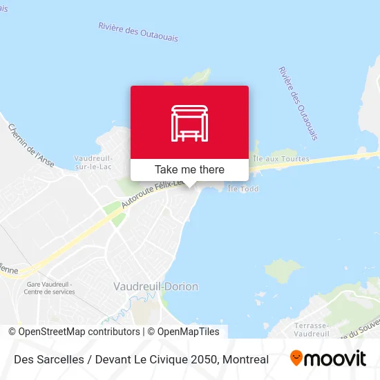 Des Sarcelles / Devant Le Civique 2050 map