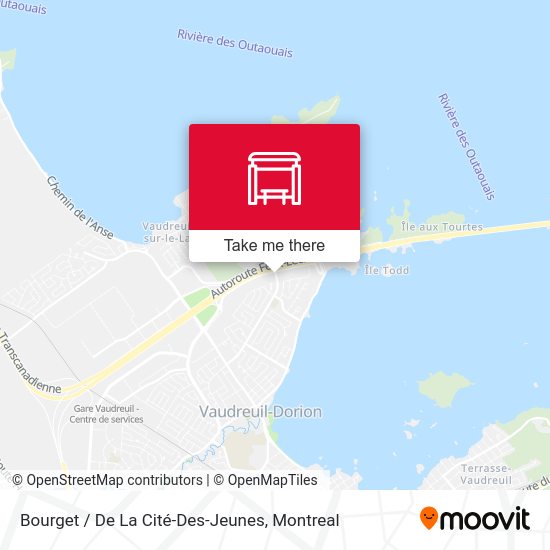 Bourget / De La Cité-Des-Jeunes map