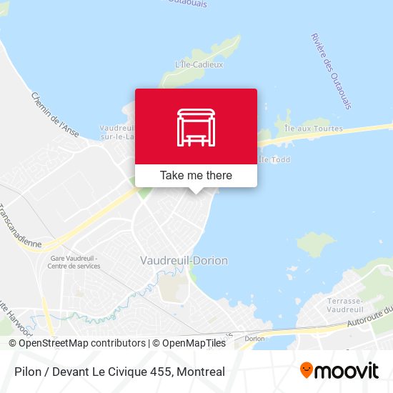 Pilon / Devant Le Civique 455 map