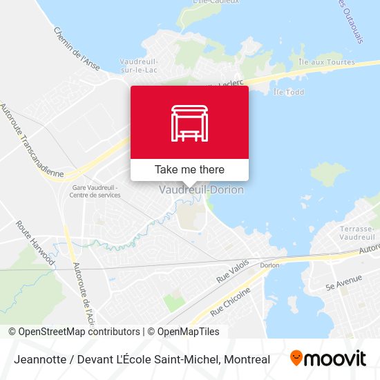 Jeannotte / Devant L'École Saint-Michel map