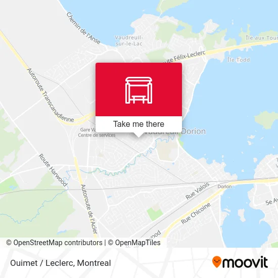 Ouimet / Leclerc map