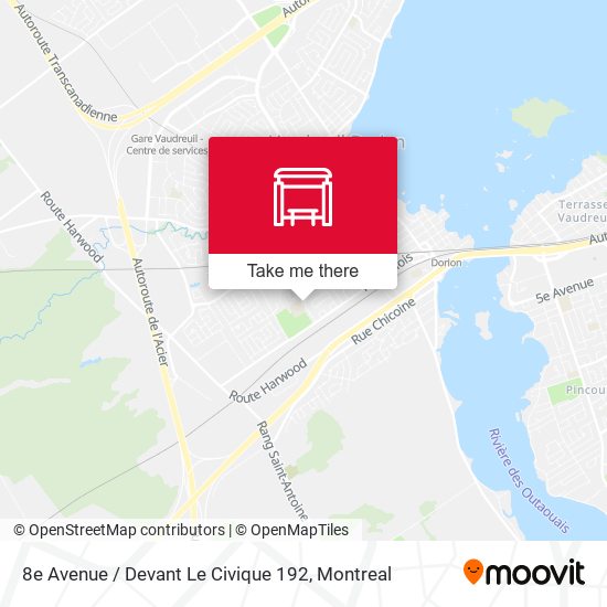8e Avenue / Devant Le Civique 192 map