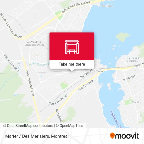 Marier / Des Merisiers map