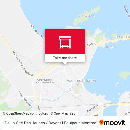 De La Cité-Des-Jeunes / Devant L'Équipeur map