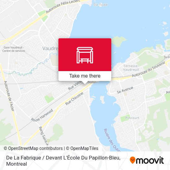 De La Fabrique / Devant L'École Du Papillon-Bleu map