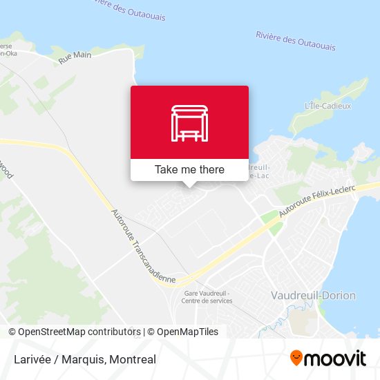 Larivée / Marquis map