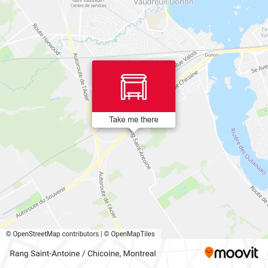Rang Saint-Antoine / Chicoine map