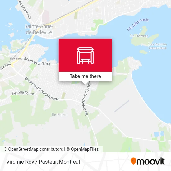 Virginie-Roy / Pasteur map