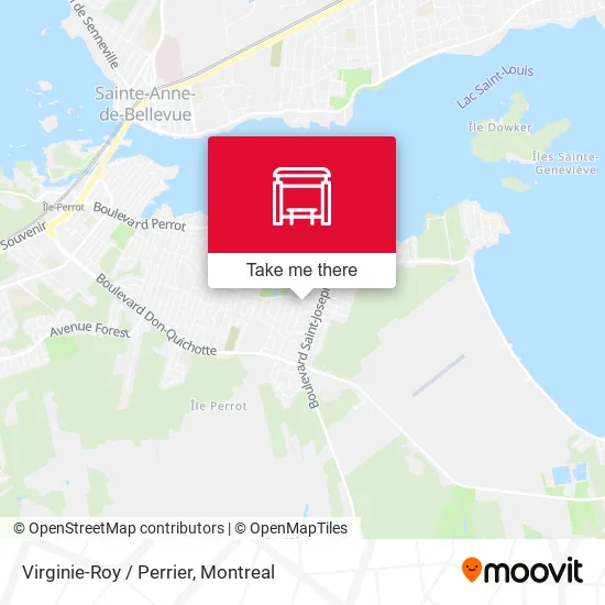 Virginie-Roy /  Perrier map