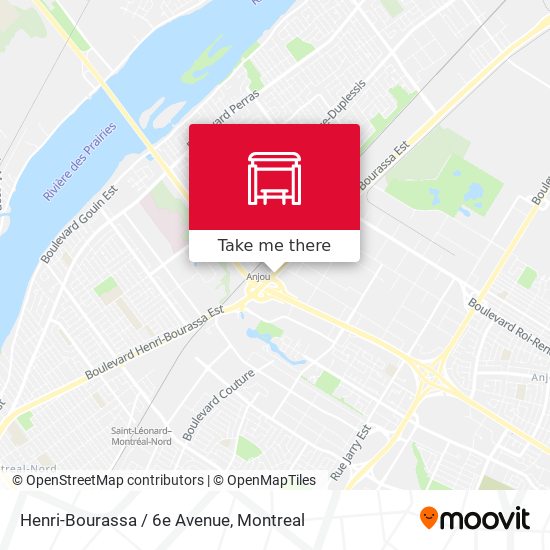 Henri-Bourassa / 6e Avenue map