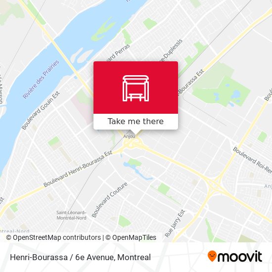 Henri-Bourassa / 6e Avenue map