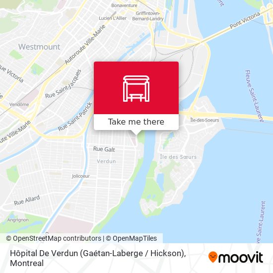 Hôpital De Verdun (Gaétan-Laberge / Hickson) map