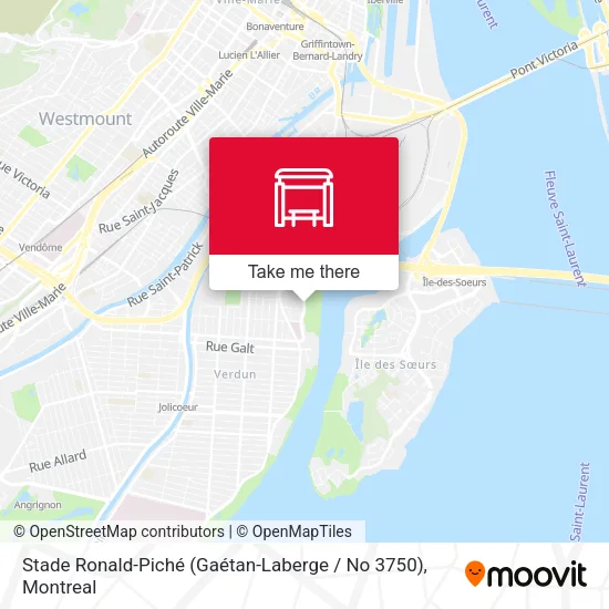 Stade Ronald-Piché (Gaétan-Laberge / No 3750) map