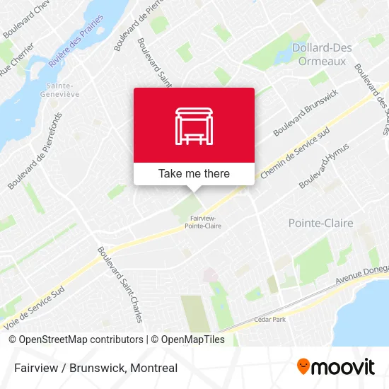 Fairview / Brunswick map