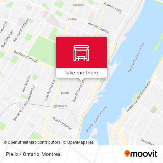 Pie-Ix / Ontario map
