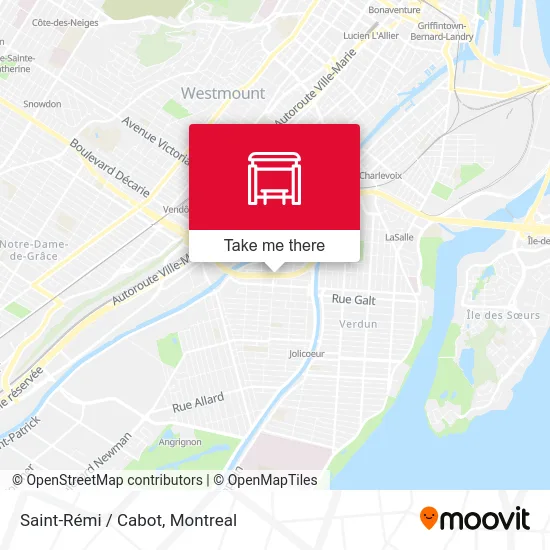 Saint-Rémi / Cabot map