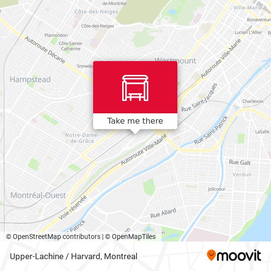 Upper-Lachine / Harvard map