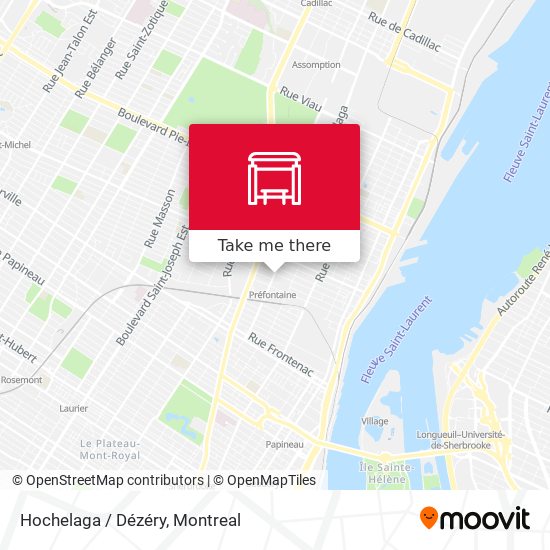 Hochelaga / Dézéry map