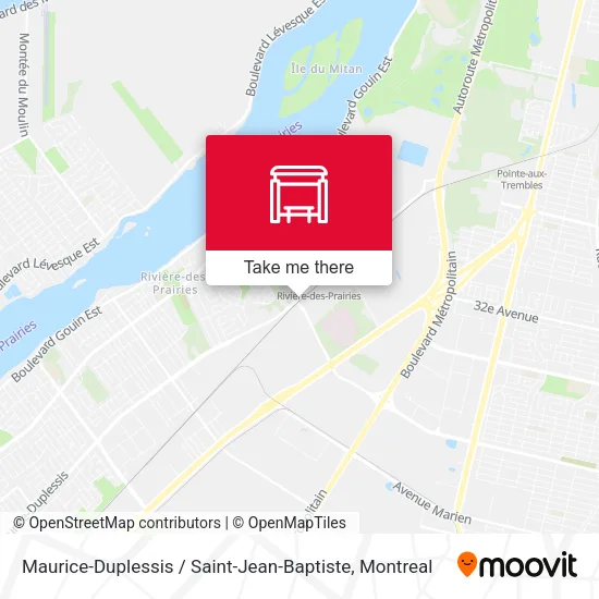 Maurice-Duplessis / Saint-Jean-Baptiste map