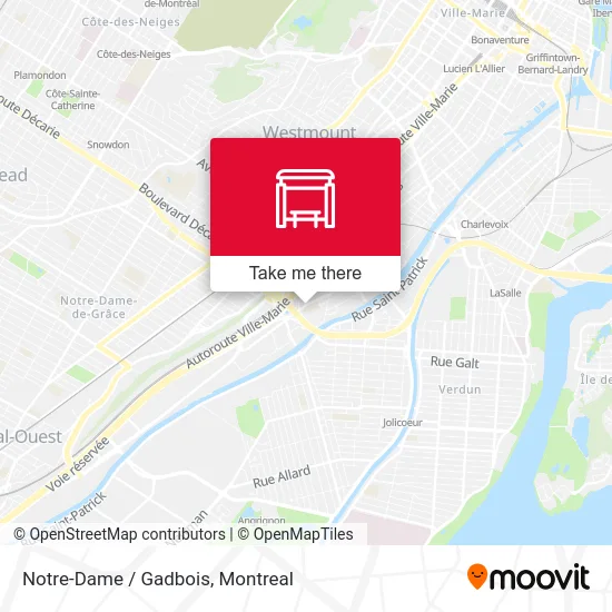 Notre-Dame / Gadbois map