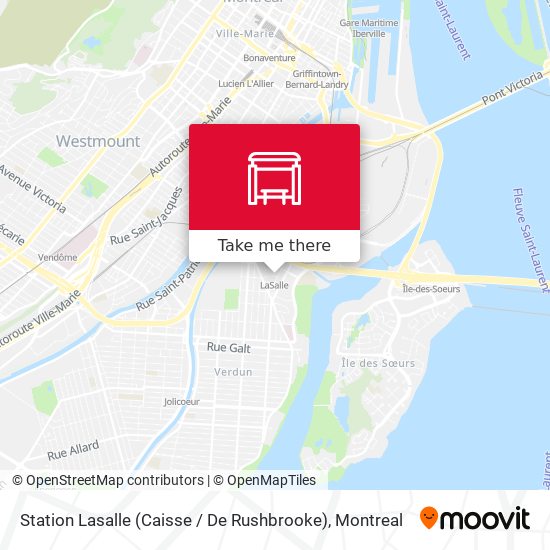 Station Lasalle (Caisse / De Rushbrooke) map