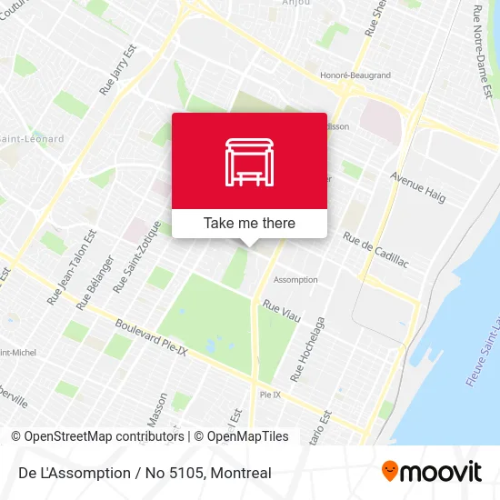 De L'Assomption / No 5105 map
