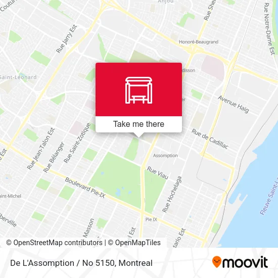 De L'Assomption / No 5150 map
