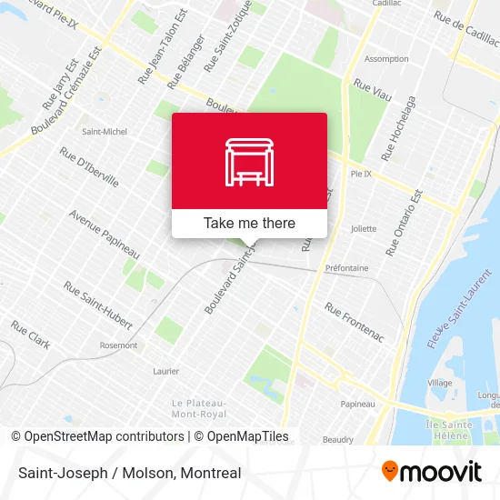 Saint-Joseph / Molson map