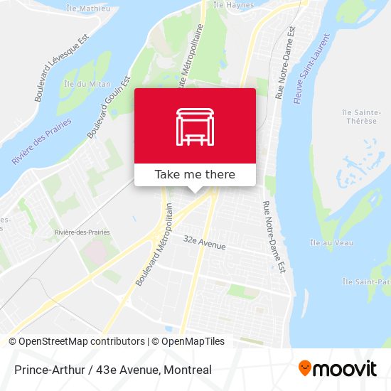Prince-Arthur / 43e Avenue map