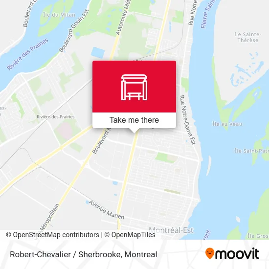 Robert-Chevalier / Sherbrooke map
