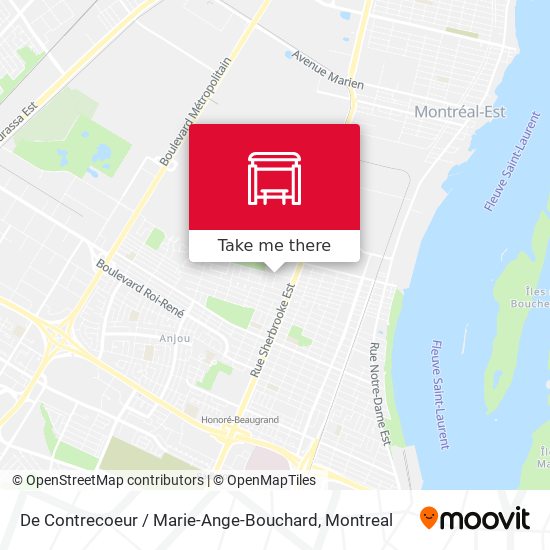 De Contrecoeur / Marie-Ange-Bouchard map
