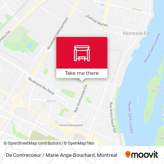 De Contrecoeur / Marie-Ange-Bouchard map