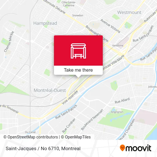 Saint-Jacques / No 6710 map