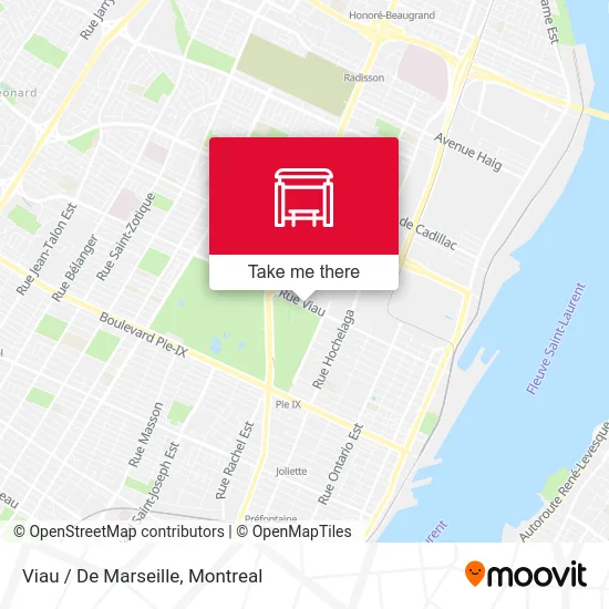 Viau / De Marseille map