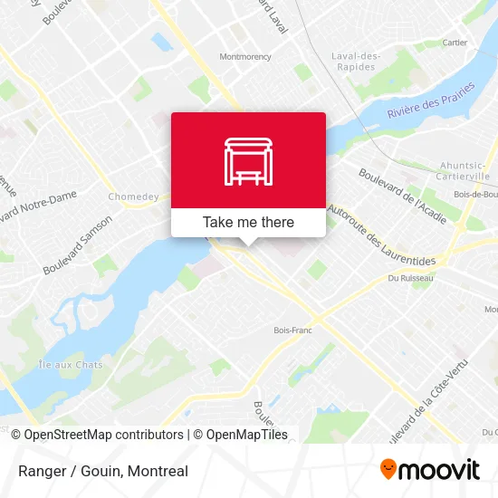 Ranger / Gouin map