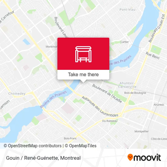 Gouin / René-Guénette map