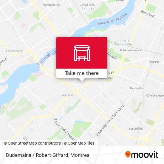 Dudemaine / Robert-Giffard map
