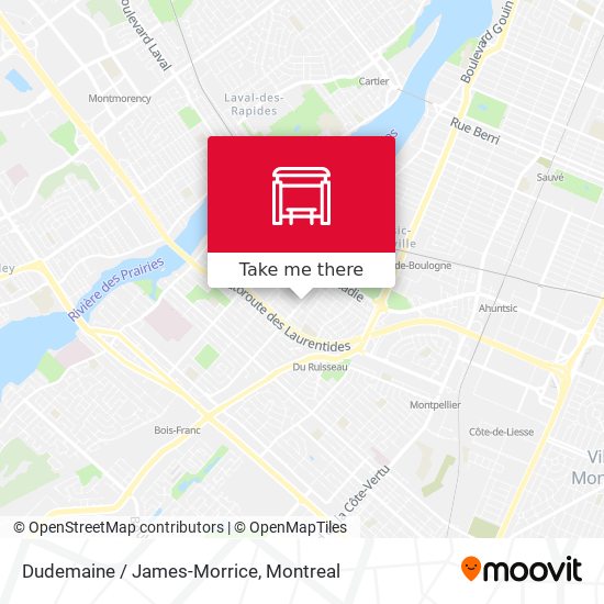 Dudemaine / James-Morrice map