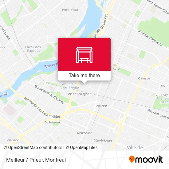 Meilleur / Prieur map