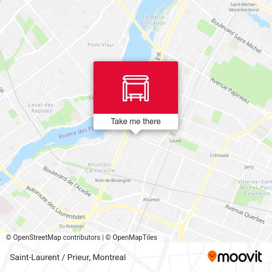 Saint-Laurent / Prieur map